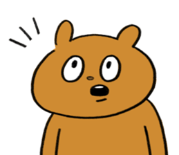 Bear and roommate sticker #10767317