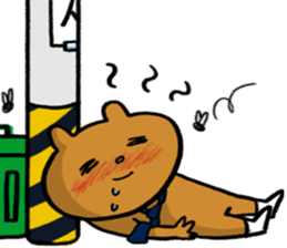 Bear and roommate sticker #10767319