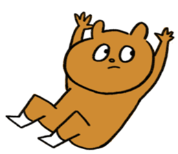 Bear and roommate sticker #10767328