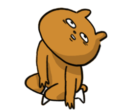Bear and roommate sticker #10767329