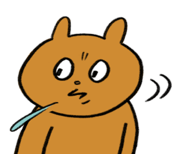 Bear and roommate sticker #10767330