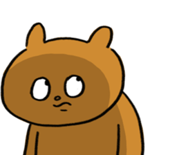 Bear and roommate sticker #10767331