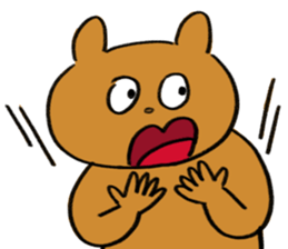 Bear and roommate sticker #10767338
