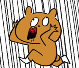 Bear and roommate sticker #10767340