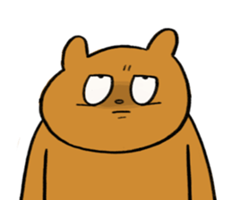 Bear and roommate sticker #10767342