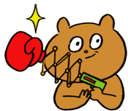 Bear and roommate sticker #10767346
