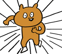 Bear and roommate sticker #10767347