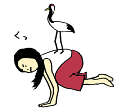 NANA'S YOGA speaking sticker #10767395