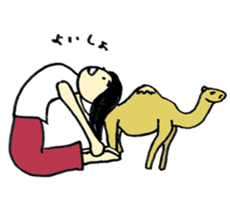 NANA'S YOGA speaking sticker #10767396