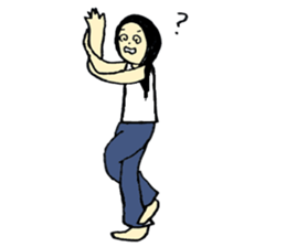 NANA'S YOGA speaking sticker #10767413