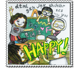 Angelic Stamps @ Angels Sky sticker #10767883