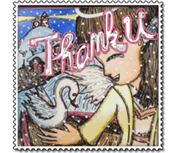 Angelic Stamps @ Angels Sky sticker #10767888