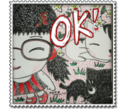 Angelic Stamps @ Angels Sky sticker #10767889