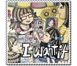 Angelic Stamps @ Angels Sky sticker #10767908