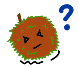 A little marimo chan and chom chom sticker #10768440