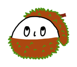 A little marimo chan and chom chom sticker #10768445