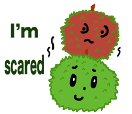 A little marimo chan and chom chom sticker #10768450