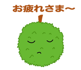 A little marimo chan and chom chom sticker #10768463