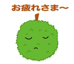 A little marimo chan and chom chom sticker #10768463