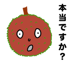 A little marimo chan and chom chom sticker #10768465