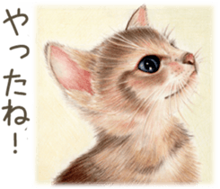 A capricious cat 2 sticker #10768771
