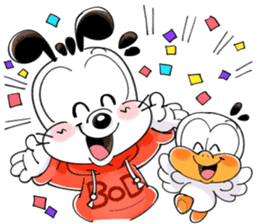 BOBDOG! --Many faces of emotion-- sticker #10769316