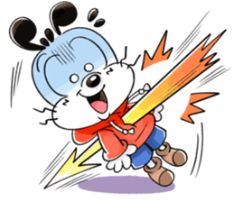 BOBDOG! --Many faces of emotion-- sticker #10769345