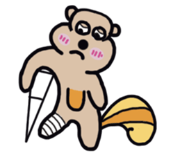 Fat Squirrel girl sticker #10769553