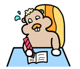 Fat Squirrel girl sticker #10769556