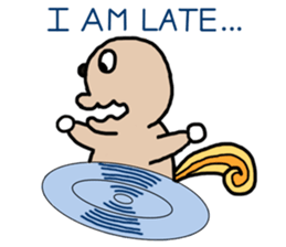 Fat Squirrel girl sticker #10769559