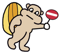 Fat Squirrel girl sticker #10769560