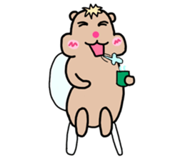 Fat Squirrel girl sticker #10769563