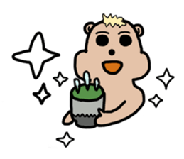 Fat Squirrel girl sticker #10769564