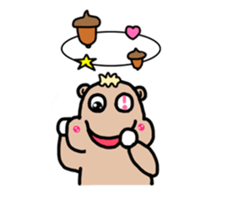 Fat Squirrel girl sticker #10769565