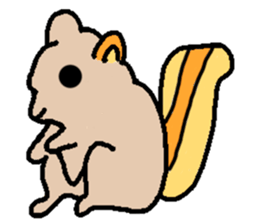 Fat Squirrel girl sticker #10769576