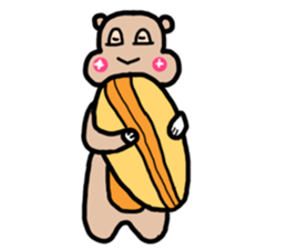 Fat Squirrel girl sticker #10769577