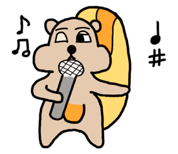 Fat Squirrel girl sticker #10769579