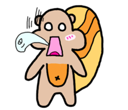 Fat Squirrel girl sticker #10769585