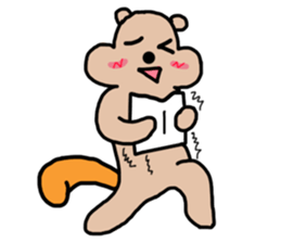 Fat Squirrel girl sticker #10769589