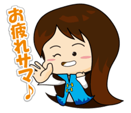 slash yuki-chan sticker #10770195
