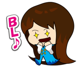 slash yuki-chan sticker #10770205
