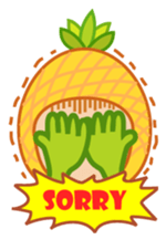 Pineapple people Wang Bao sticker #10770677