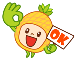 Pineapple people Wang Bao sticker #10770679