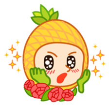 Pineapple people Wang Bao sticker #10770683