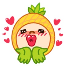 Pineapple people Wang Bao sticker #10770690