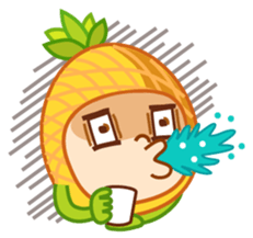 Pineapple people Wang Bao sticker #10770698