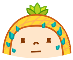 Pineapple people Wang Bao sticker #10770705