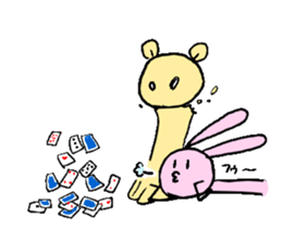 long and narrow animals sticker #10770982