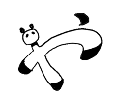 long and narrow animals sticker #10770985