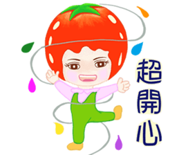 Tomato playful girl ( 5 ) sticker #10771333